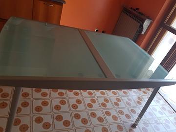 tavolo in cristallo 