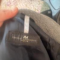 Giubbotto pelle daniele alessandrini taglia M