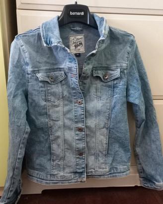 Giacca giubbino jeans 164 cm bambina ragazza