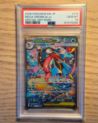 mega greninja ex 114/183 psa 10