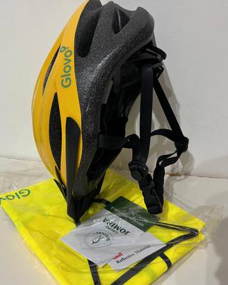 casco e giubbotto riflettente