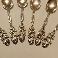 6 cucchiaini da caffè *ROSA DI HILDESHEIM*