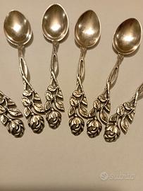 6 cucchiaini da caffè *ROSA DI HILDESHEIM*