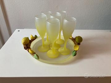 Set servizio 6 bicchieri limoncello