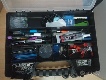 Kit riparazioni smartphone + cacciaviti +accessori