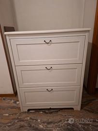 Cassettiera Ikea Bianca con N.4 Cassetti