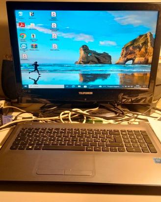 Portatile con monitor esterno
