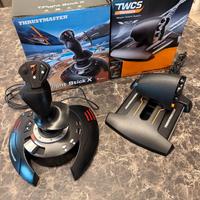 🕹️Thrustmaster T.Flight Stick X + TWCS Throttle