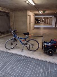 Bici con carrello 