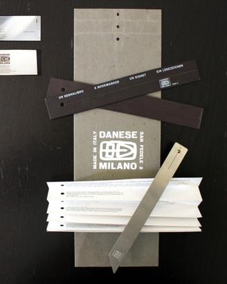 Danese segnalibro tagliacarte busta adesivo biglie