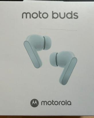 Cuffie bluetooth Motorola Moto Buds blu glaciale
