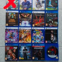 Lotto giochi Playstation 4 e Playstation 5