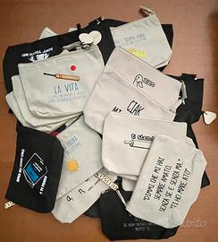 Lotto 25 Pochette miste divertenti in poliestere