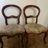 coppia sedie antiche