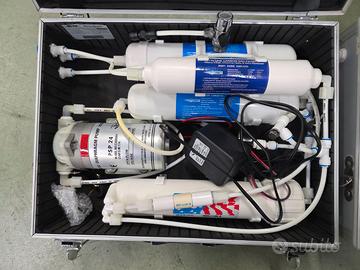 Demo depuratore acqua RO 50 a osmosi inversa pompa