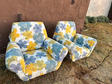 Coppia polteone Gigi Radice anni 60