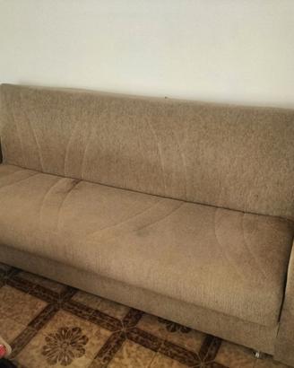 Divano letto 3 posti con ampio vano CONTENITORE -