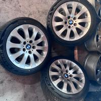 Quattro cerchi 17 Bmw con gomme radar