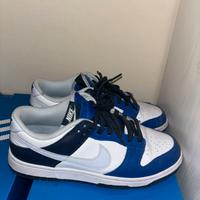 Nike dunk blu e bianche