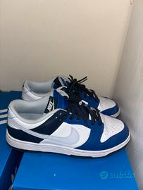 Nike dunk blu e bianche