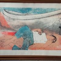 LITOGRAFIA A COLORI EVA FISCHER