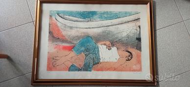 LITOGRAFIA A COLORI EVA FISCHER