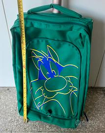 Trolley e Zaino Looney Tunes Blu/Verde