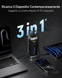 CUKTECH 20 Power Bank, 25000mAh Caricatore Portati