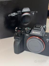 Sony A7 IV corpo, otturatore nuovo in garanzia