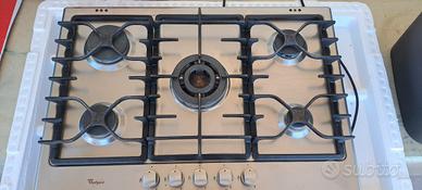 Piano cottura whirlpool 5 fuochi a metano