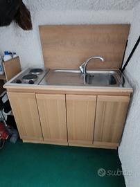 cucinotto con lavandino e due piastre elettriche 