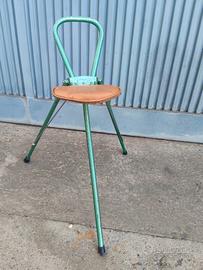 sgabello vintage inglese anni 50