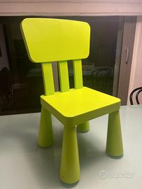 Coppia di sedie bimbi Ikea