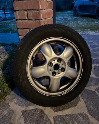 4 cerchi in lega da 15 originali Mini Cooper