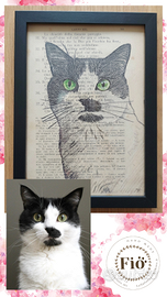 Ritratto Cane Gatto Personalizzato Speciale Natale