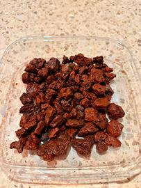 Lapillo vulcanico rosso