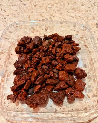 Lapillo vulcanico rosso
