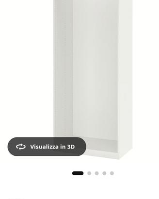 Pax struttura per guardaroba IKEA