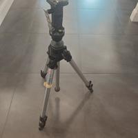 cavalletto Manfrotto con testa rapida