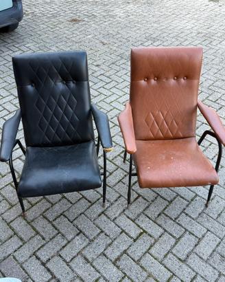 Poltroncine vintage da restaurare