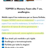 topper per letto matrimoniale 