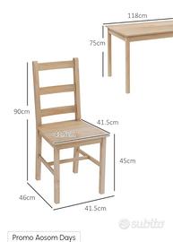 Tavolo e sedie Ikea