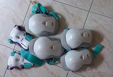 protezioni roller blade skate pattini oxelo TG.s