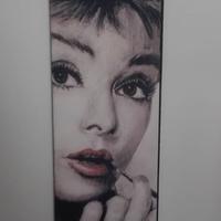 Quadro Ritratto Audrey Hepburn (da Muro o arredo)