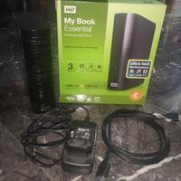 Hard disk esterno 3tb western digital my book