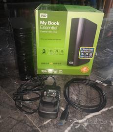 Hard disk esterno 3tb western digital my book