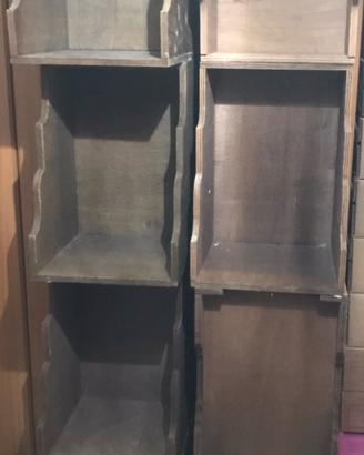 8 Contenitori Multistrato 13 mm Porta Vinili