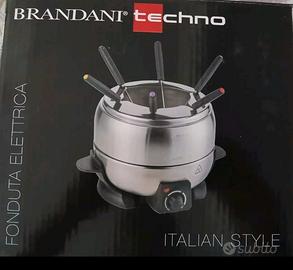 Brandani fonduta elettrica in acciaio inox 