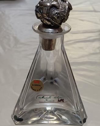 Bottiglia decanter in cristallo