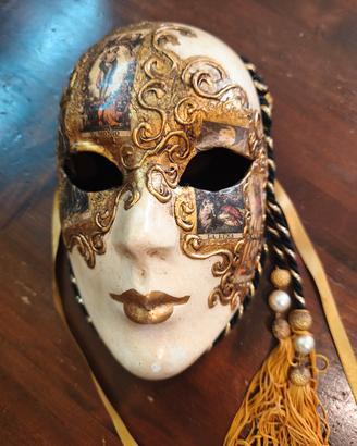 maschera grande veneziana decorata a mano